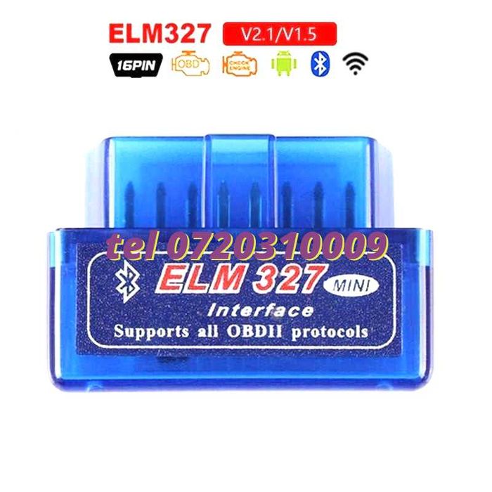 Diagnoza Universala Obd2 Elm327 Adaptor Bluetooth Pentru Masina