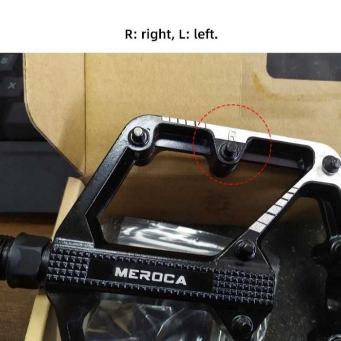 Pedale Meroca platforma aliaj aluminiu 2 rulmenți bicicleta bmx mtb