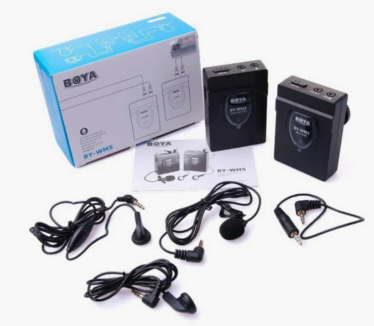 Boya BY-WM5 Wireless 2.4GHz Lapel Microphone