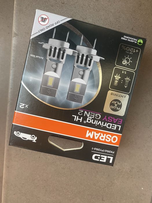 Vand set 2 Becuri H7