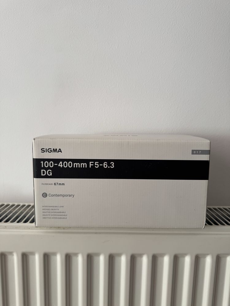 Sigma 100-400mm Obiectiv Foto DSLR F5-6.3 DG Montura Nikon FX