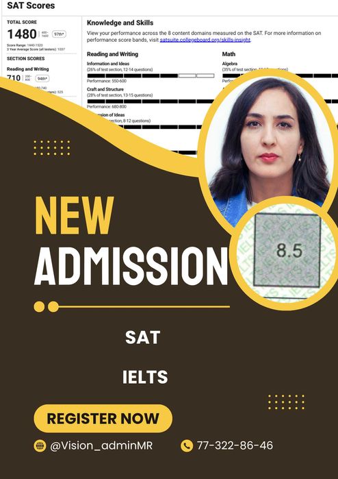 Ace your IELTS and SAT exams with me!
