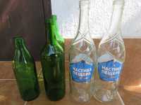 Стъклени бутилки шишета