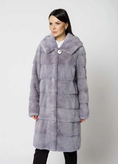 Haina blana vizon , Haină blană nurcă impecabila, m.S ,4 in 1
