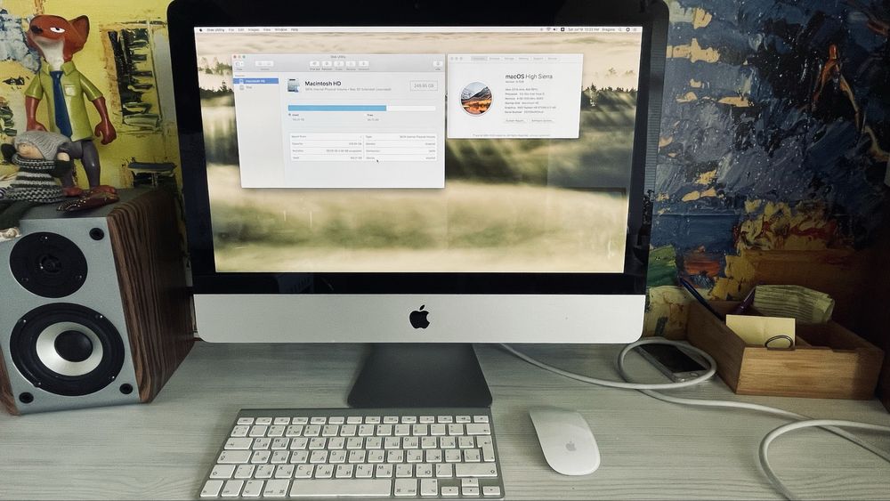 iMac диагональ 21,5 дюйма