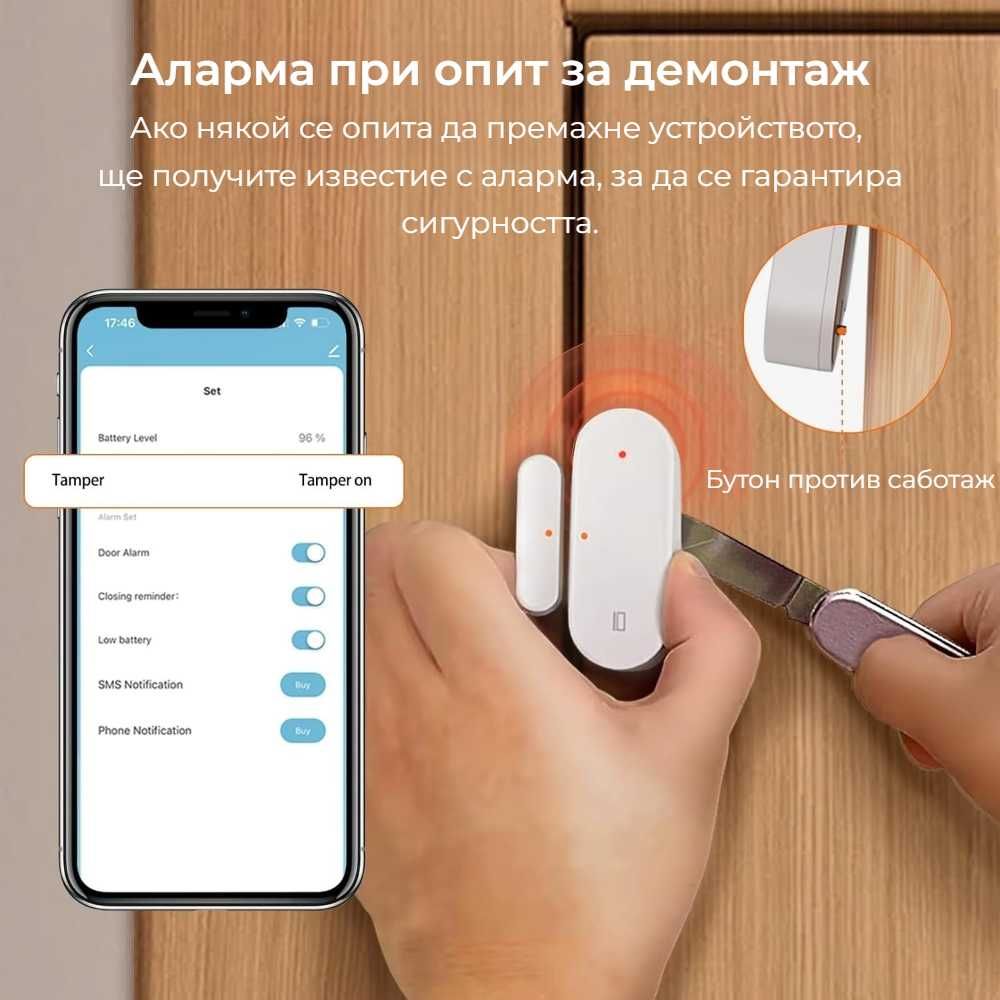 Avatto ZDS16 – ZigBee Смарт сензор за врати и прозорци