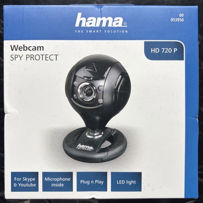 Camera web Hama Spy Protect 53950, USB, negru