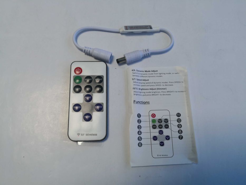Controler banda led monocolor cu telecomanda