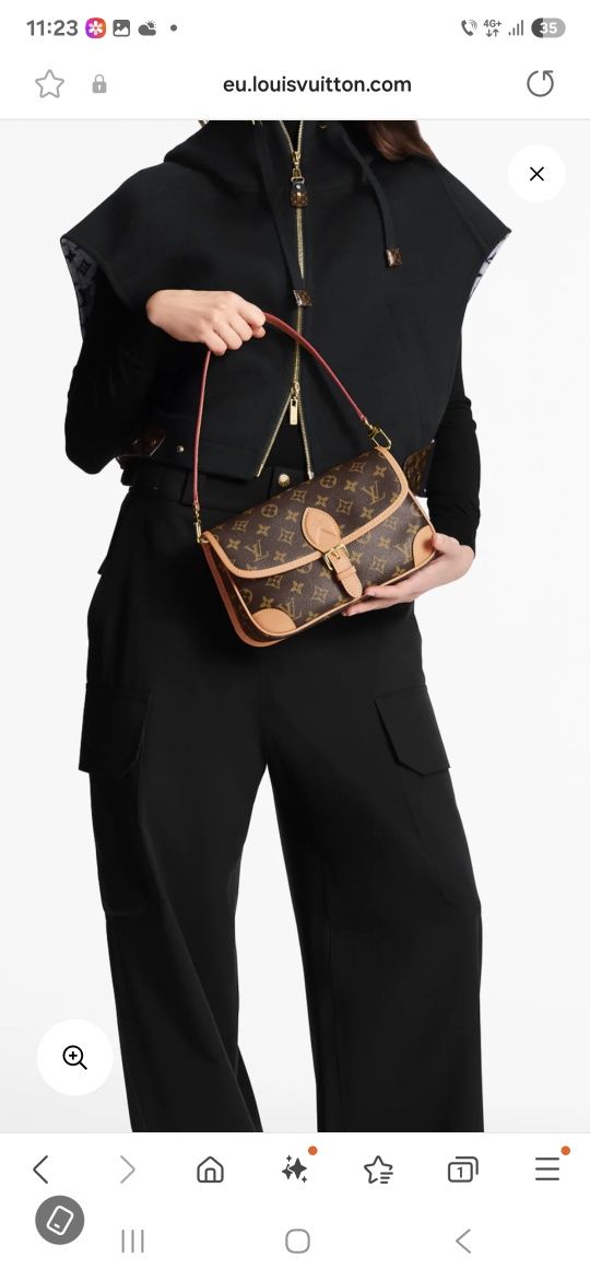 Louis Vuitton ACTE, Diane MM, originala,NOU ,din LV Bucuresti
