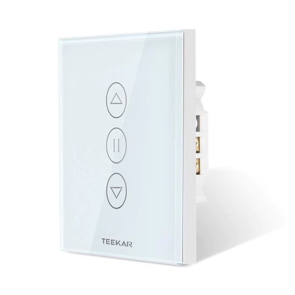 MOES ZigBee, Wi-fi ключ за ролетни  щори, бял стъклен
