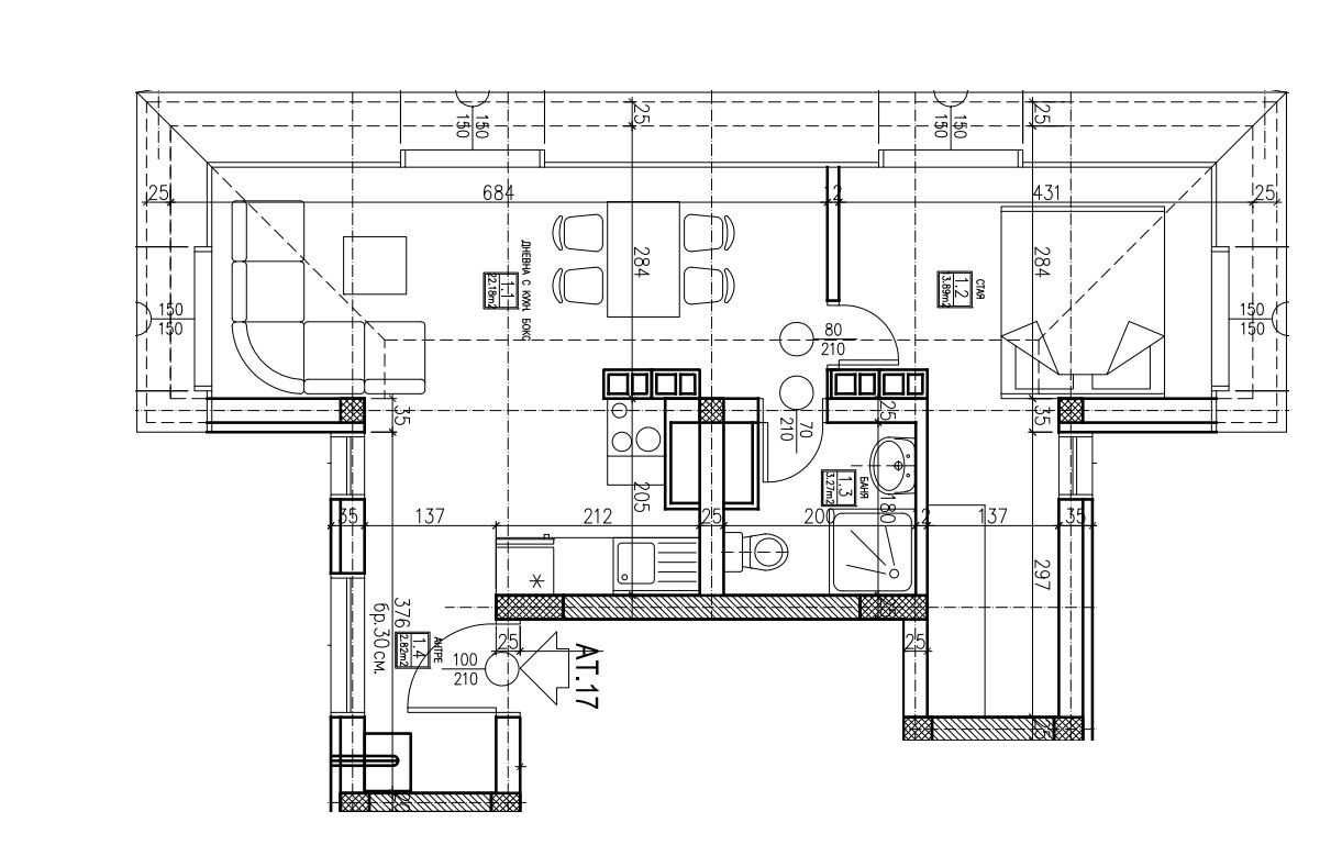 Продава се Двустаен апартамент в София, Малинова долина - 113 кв.м за 1447 €/кв.м - Снимка #10