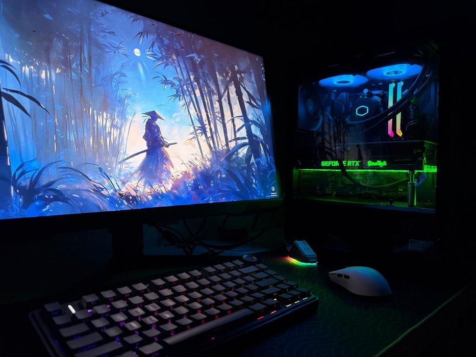 Заряженный компьютер на ASUS TUF STRIX Gaming: Ryzen 5600X RTX 3070 TI