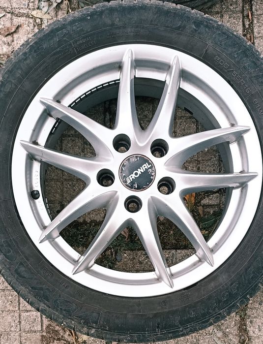 Продавам 4 броя лети джанти RONAL R46M 17" 5x112 7.0J ET49 76,0 Silver