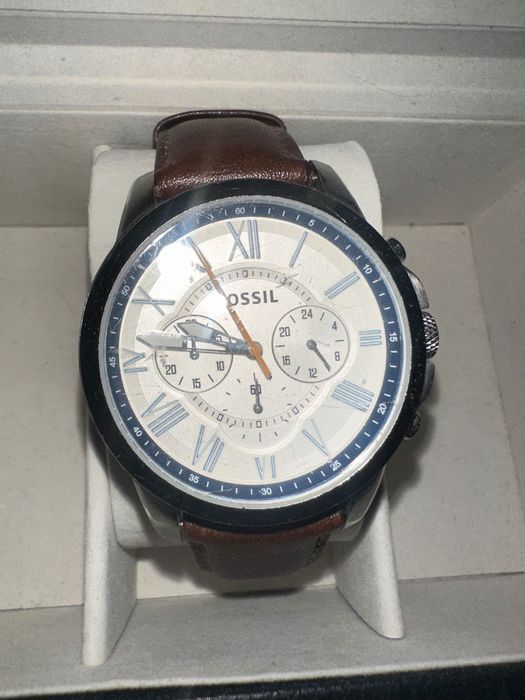 Часовник Fossil - leather strap