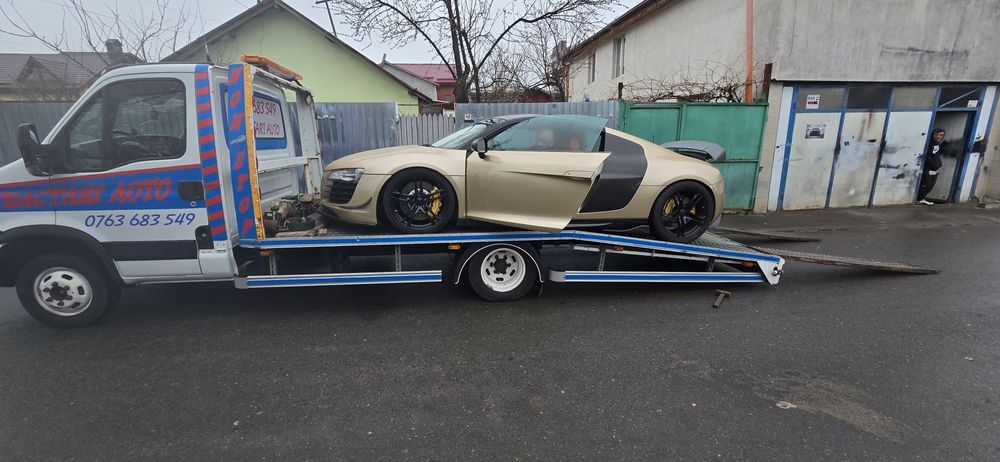 Tractari auto moto dube Transport utilaje Asistenta rutiera Platforma