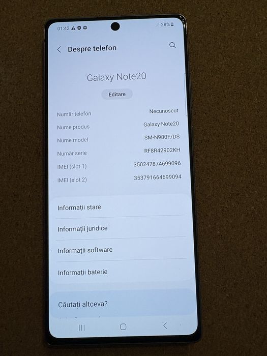 Samsung N980 Galaxy Note 20 Dual Sim 256 Gb ID-XXL2813
