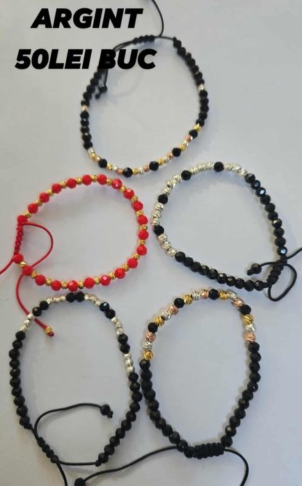 Brățări cu biluțe de argint!