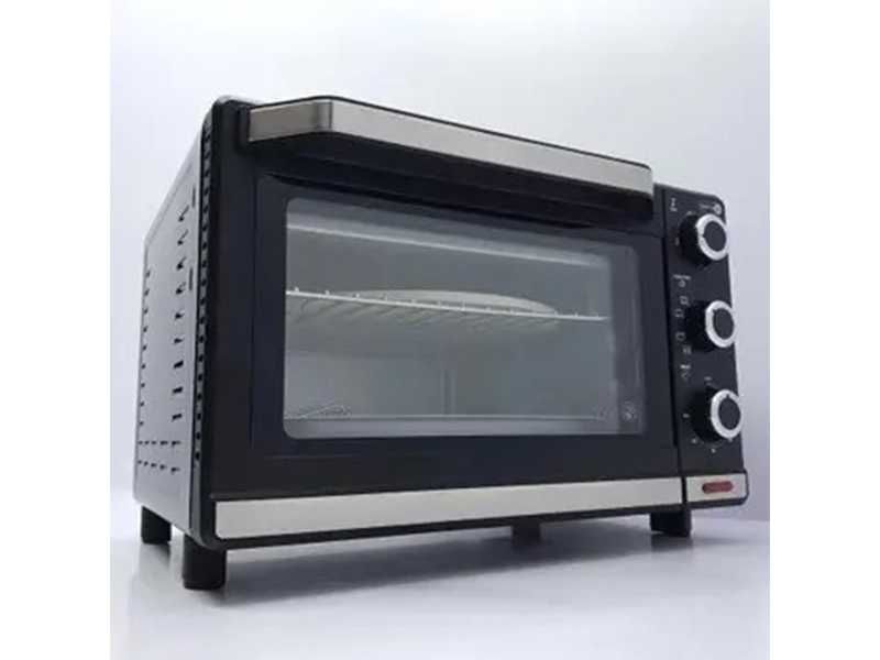 НОВИ! Фурна с таймер камък за пица тавички 24л 1400W Switch on
