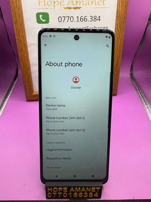 HOPE AMANET P2-Moto g24 128 GB/8 RAM