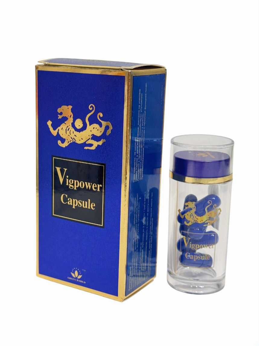 Stimularea funcției Sexuale Bărbați VigPOWER 6 capsule pentru 30 zile