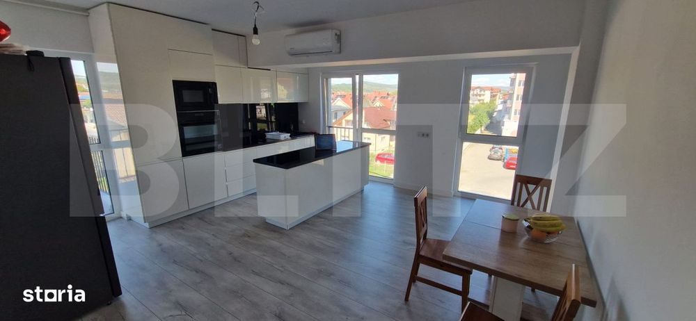 Apartament cu 3 camere, 66 mp, etajul 2, 2 bai, zona Calea Moldovei