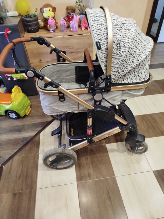 Комбинирана бебешка количка Мони + Столче за кола