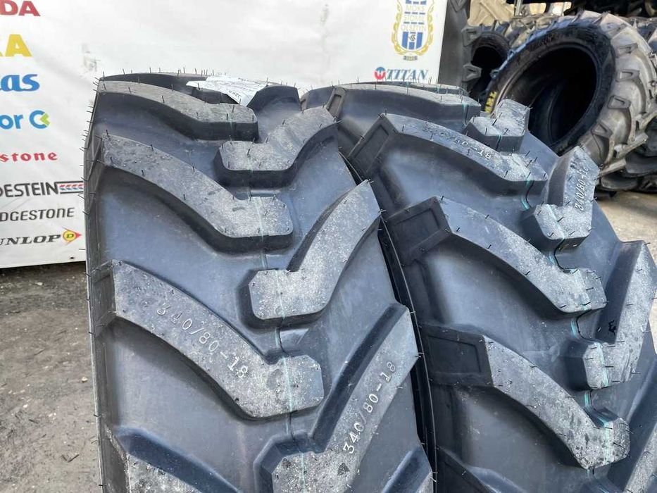 OZKA Anvelope noi industriale pentru buldo beton 340/80-18 Cauciucuri