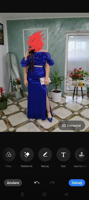 Rochie eleganta purtata o singura data mărimea 42