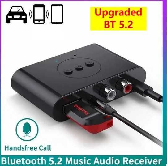 Stereo Безжичен авто аудио bluetooth приемник BLS-B21, Bluetooth 5.2