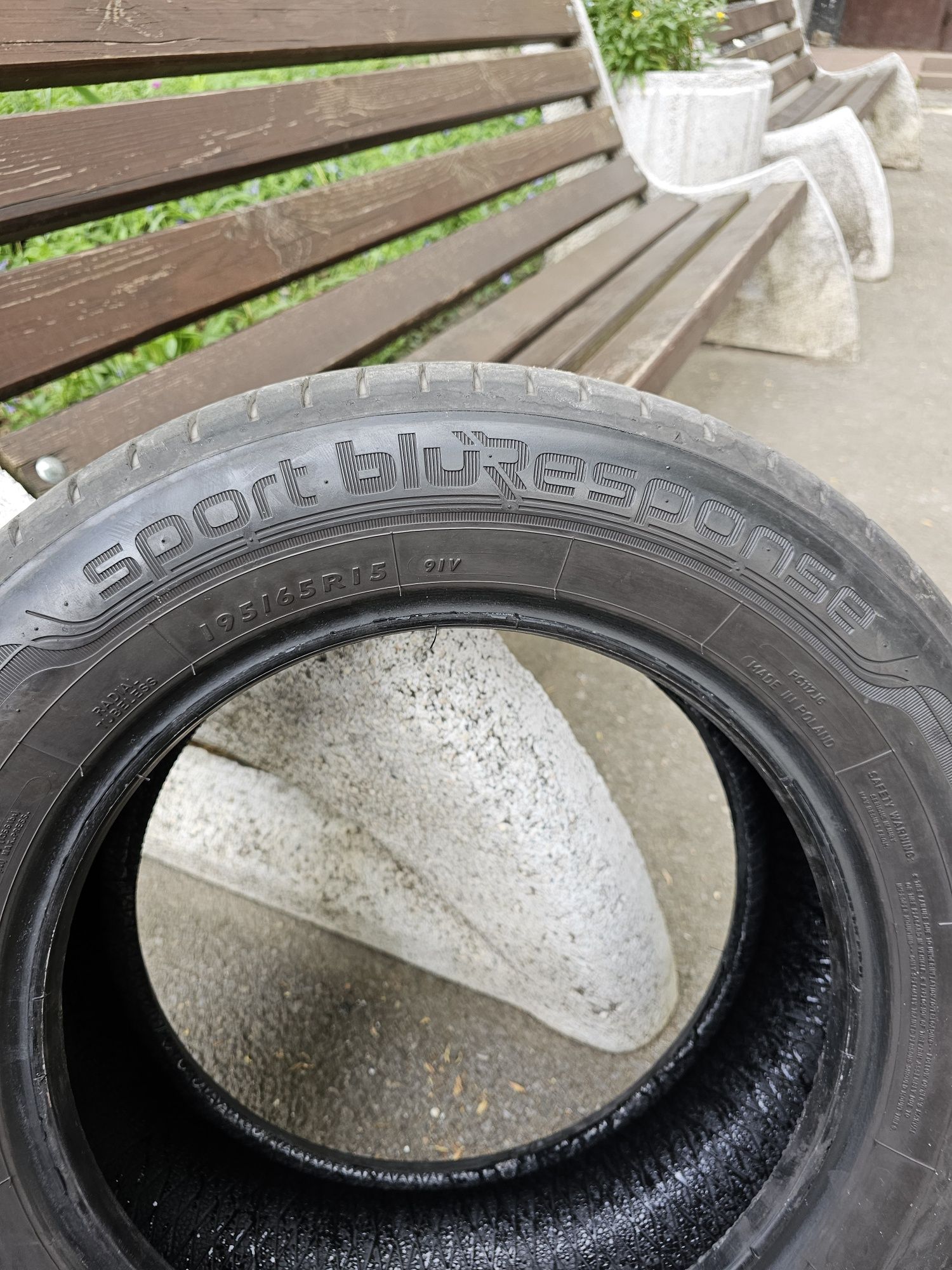 2бр. Dunlop 195/65/15 SPORT BLUE RESPONSE