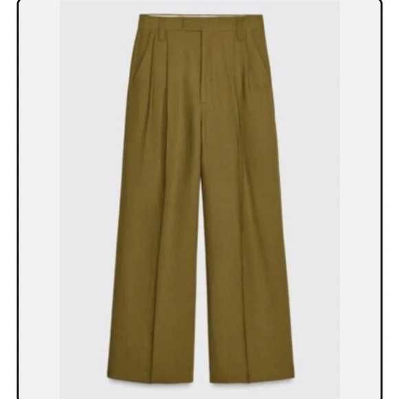 Комплект Зара бомбер+панталони, нови с етикет, лен+вискоза, S размер