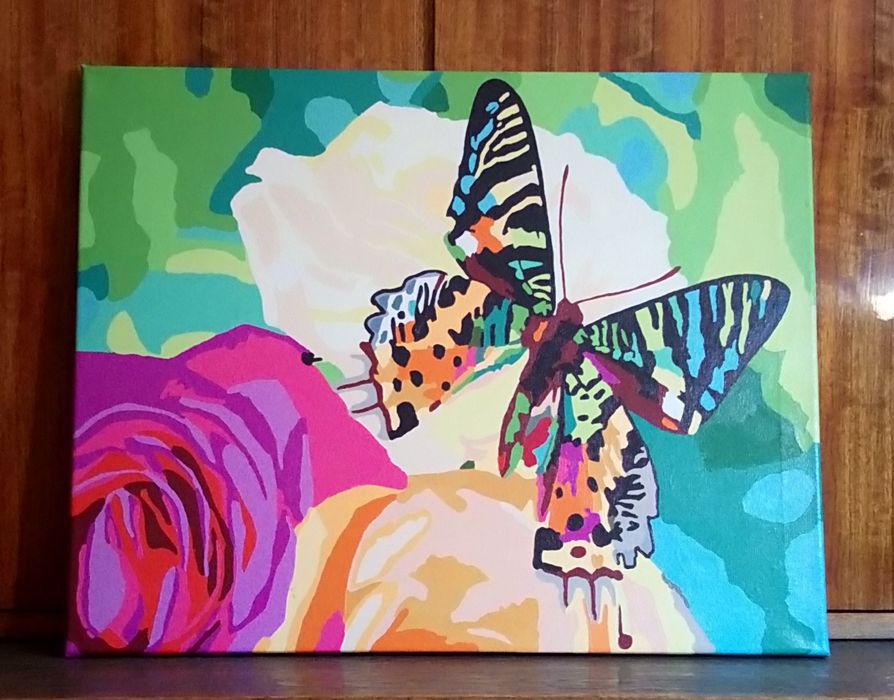 Картины по номерам. Готовые.