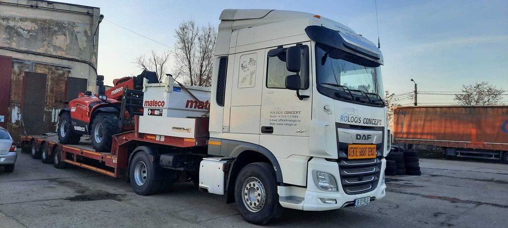 DAF XF 480 EURO 6 MANUAL si semiremorca Faymonville