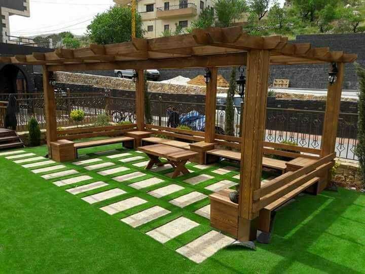 Landshaft chimlar, sintetik chimlar, bog'lar, terassalar