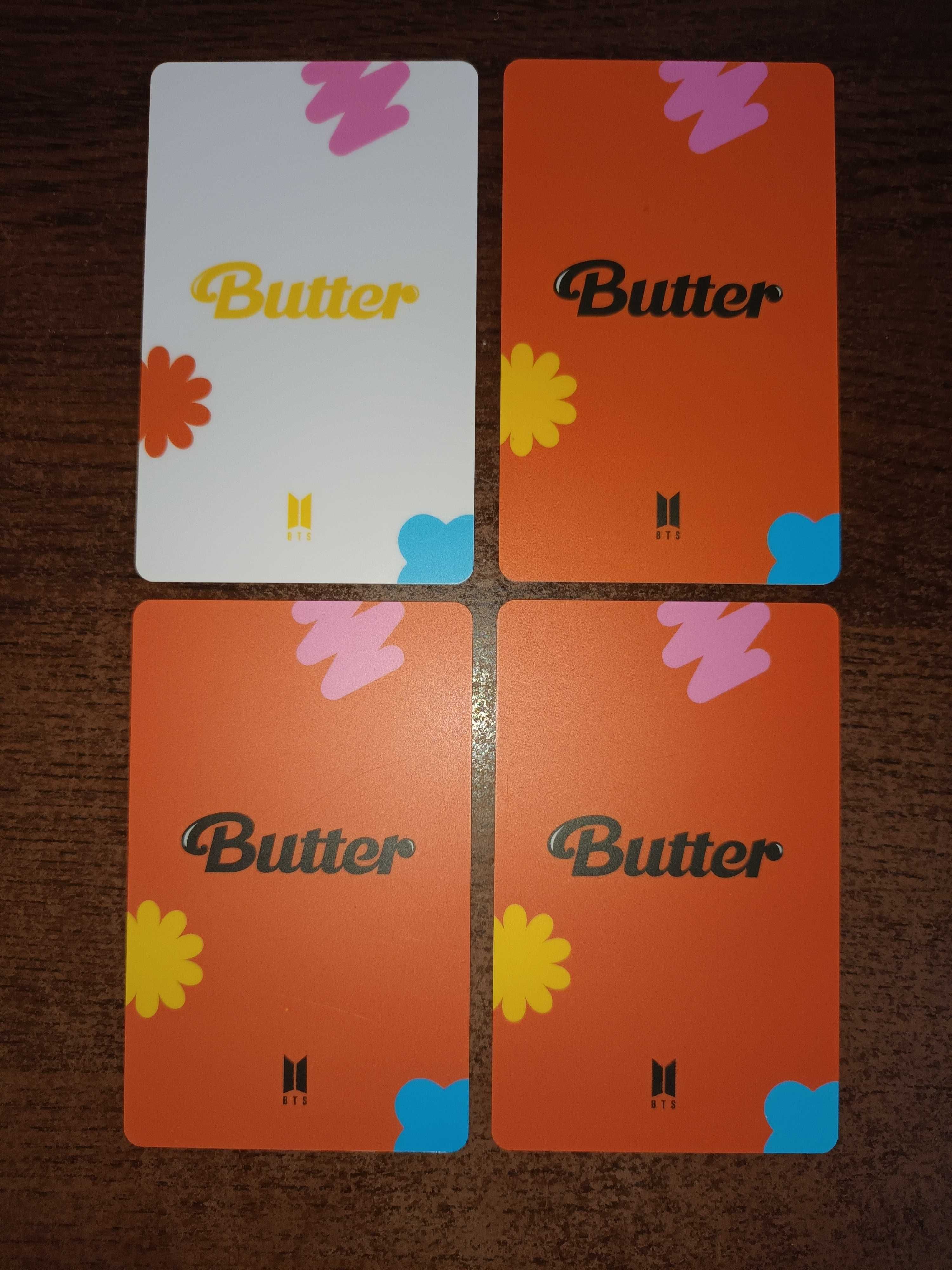 BTS Butter Official Lucky Draw cards