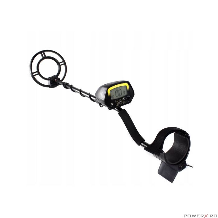 Detector de metale, sonda waterproof 190mm, functie de discriminare,