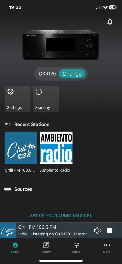 Cambridge Audio CXR120 Receiver 7.2 Audiofil WiFi Preț deMAGAZIN 2400$