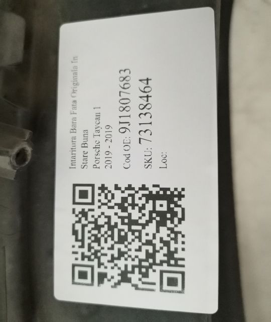 Intaritura Bara Fata Originala In Stare Buna Porsche  Taycan  1 [2019