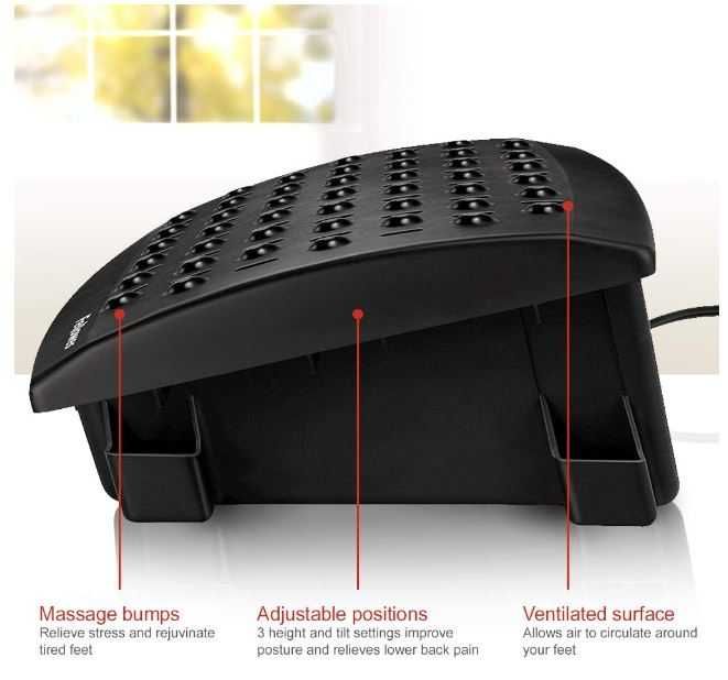 Vand suport picioare ergonomic cu incalzire/ventilator 400 RON