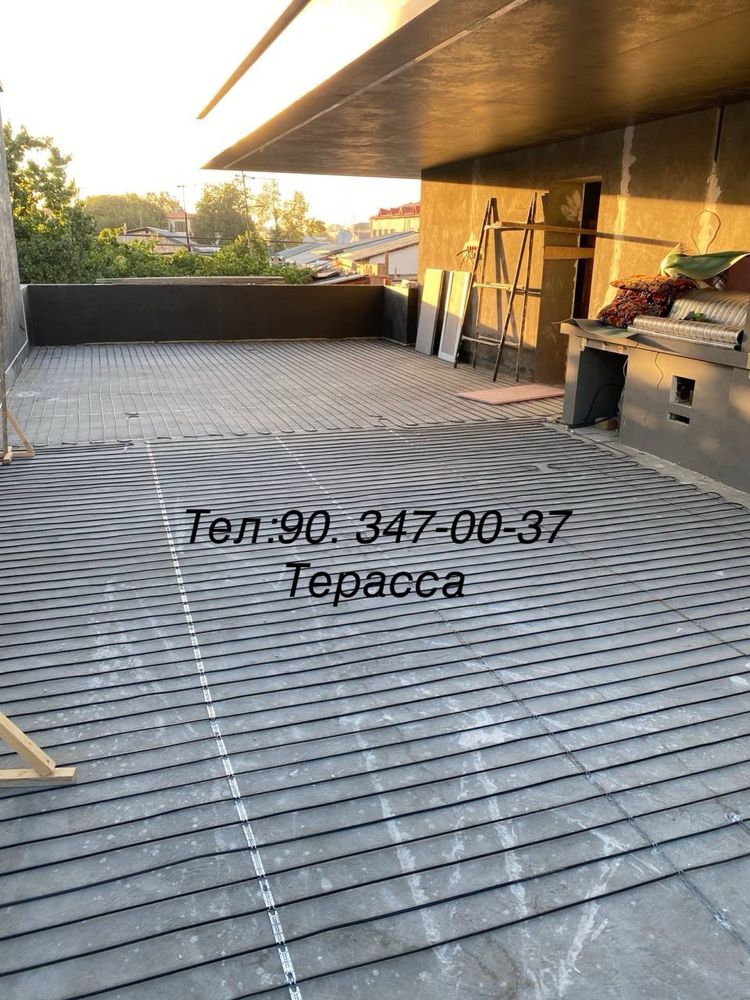 Нагревательный Кабель для Тротуара, Ступенек, Крыши.  Тёплые Полы