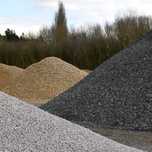 Balast, nisip, sort, pamant negru, ciment, fier
