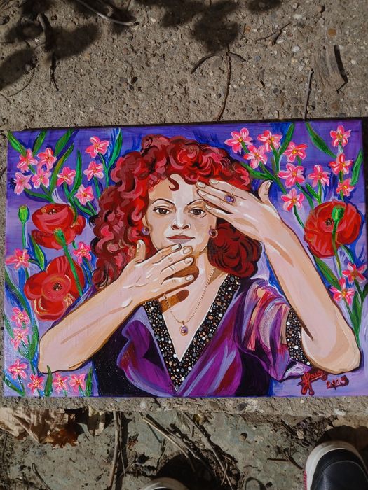 Portrete in  creion sau  acryl