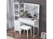 Тоалетка с Огледало и LED Осветление Puzzle-home 3852