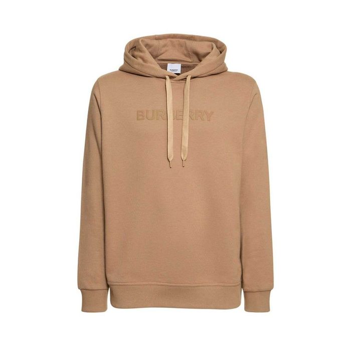 Мъжко Худи с Качулка BURBERRY кафяв цвят