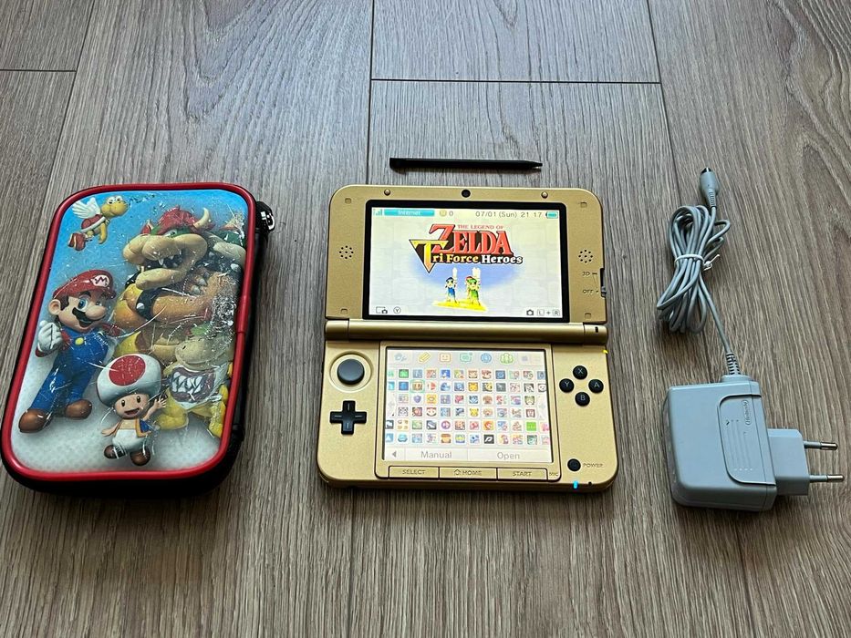 Joc Nintendo 3DS XL de colectie editie limitata ZELDA modata 70 jocuri
