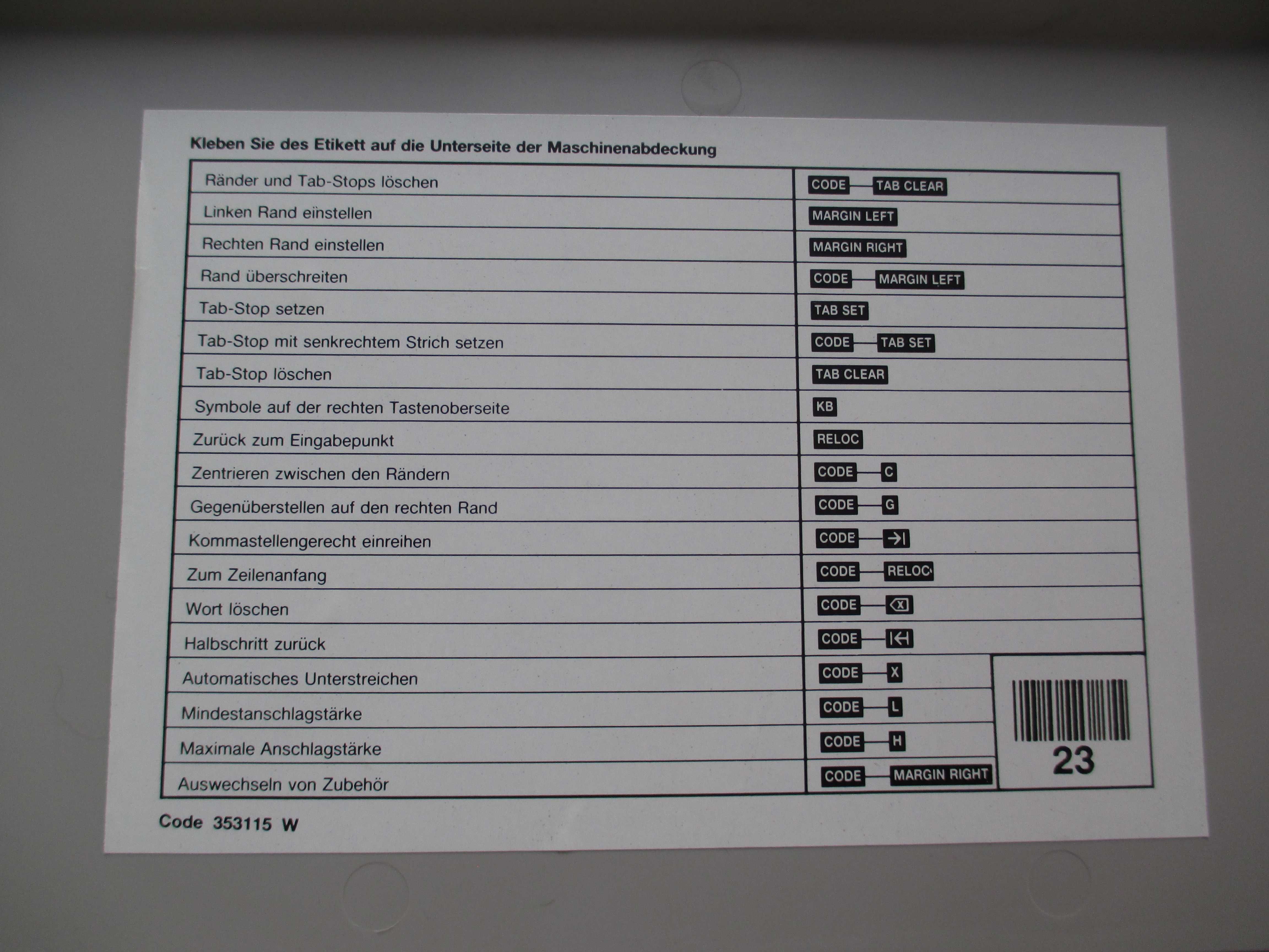 Masina scris elecrica Marca Anitech Model T~2002 - Germania