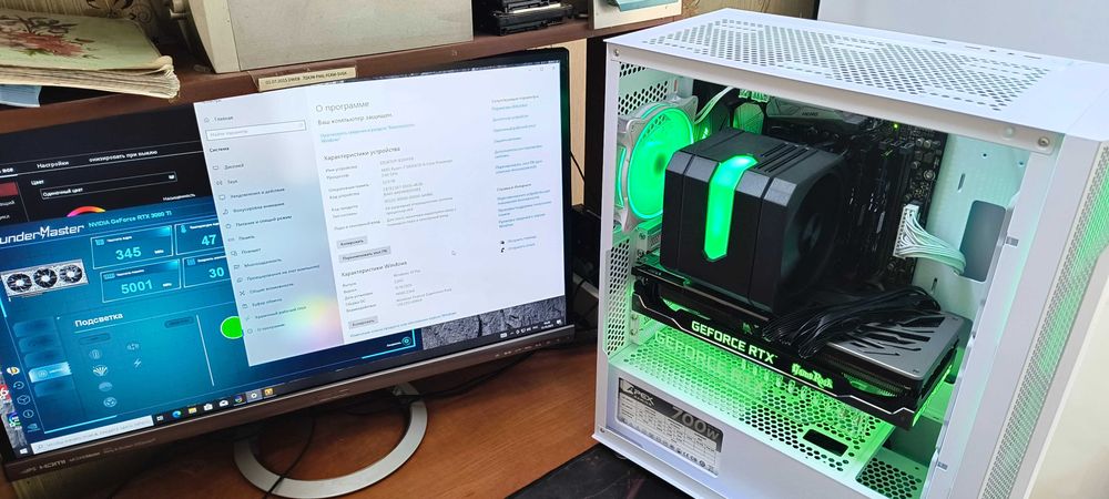 Ryzen 7 5800X3D RTX 3080Ti - 12gb DDR4 - 32гб SSD M-2-1000гб