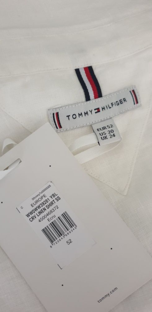 Tommy Hilfiger 100% Лен /  Oversize  XL НОВО! ОРИГИНАЛ! Дамска Ленена