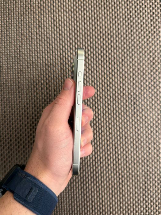 НОВ! 100% БАТЕРИЯ Phone 15 Pro Лизинг от 56лв/м White Titanium 128Gb