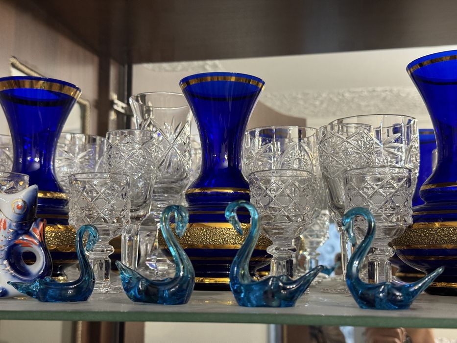 Богемский хрусталь (сервантное хранение! Ссср)